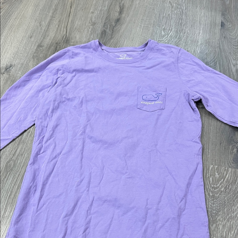 Vineyard Vines Lavender Long Sleeve Tee